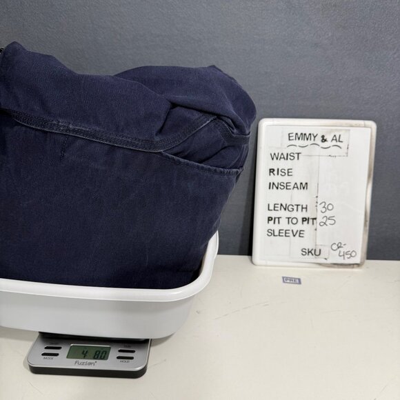 Carhartt Flame Resistant Duck Traditional Coat Size L Navy Quilt Lined 3 Warmest - Picture 14 of 16